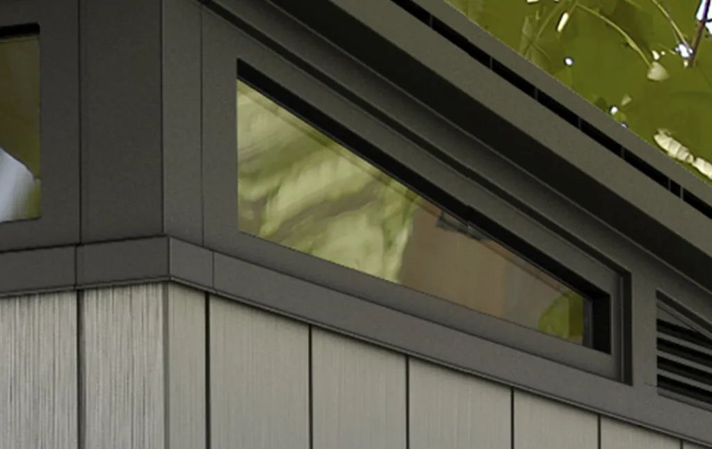 Keter Cortina 11x7 Storage Shed - Graphite