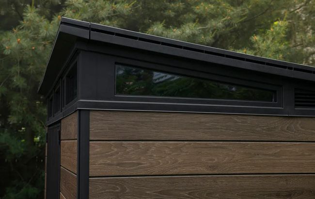 Keter Signature 11x7 Storage Shed - Walnut Brown