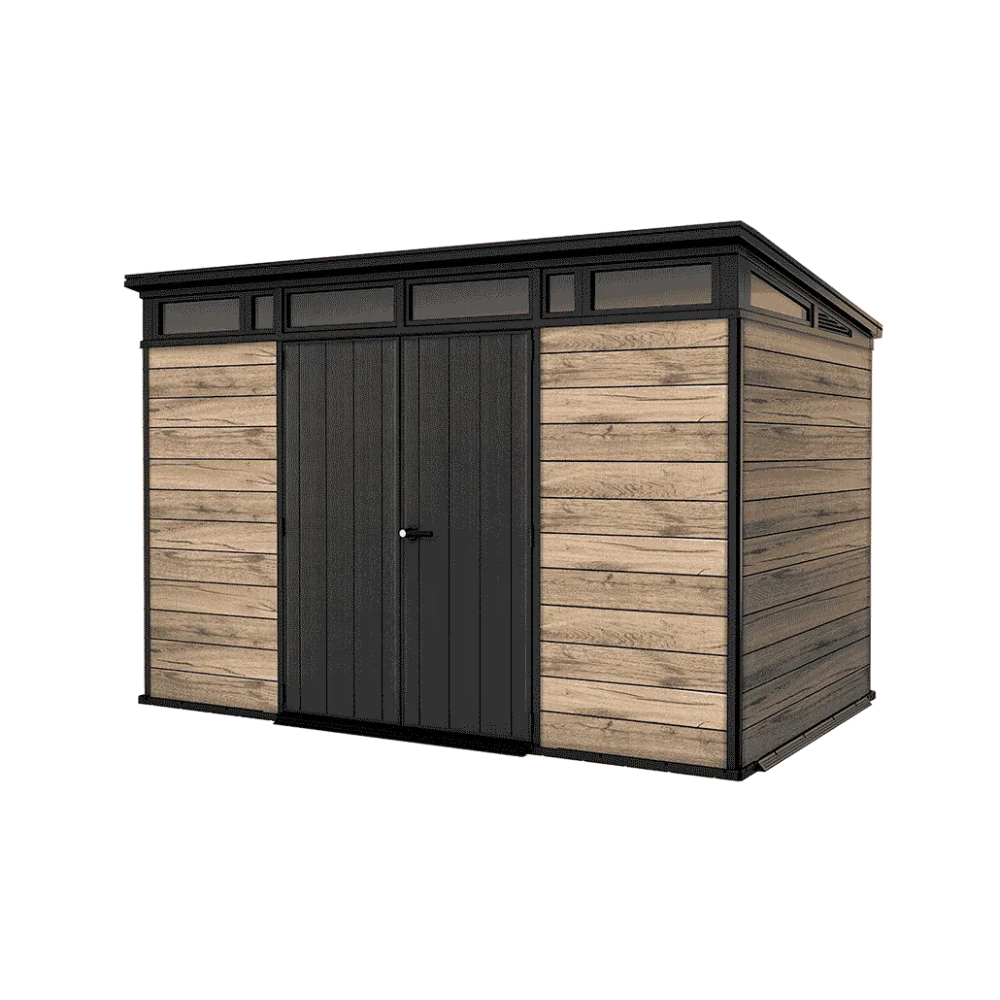 Keter Signature 11x7 Storage Shed - Pine Brown