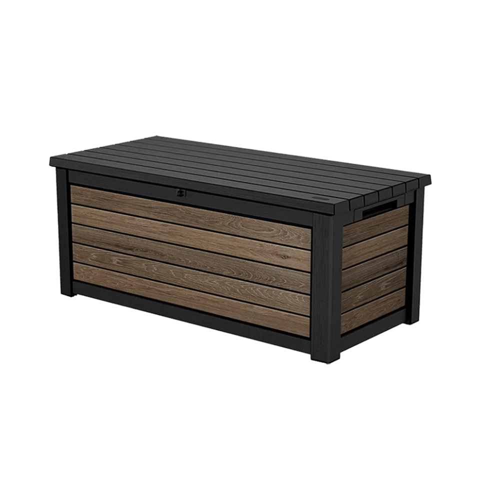 Keter Signature 165 Gallon Deck Box - Walnut Brown