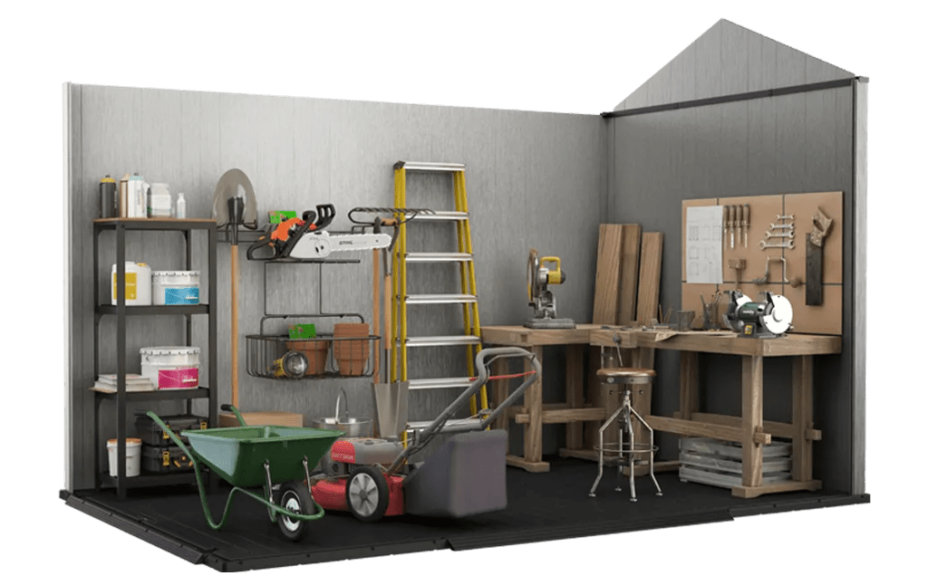 Keter Oakland 11x7.5 Storage Shed - Grey